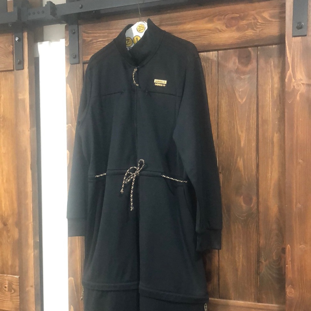 Adidas reversible jumpsuit.